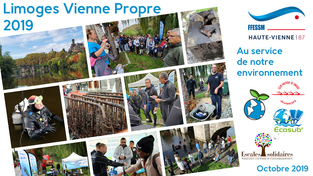 Limoges Vienne propre 2019 FFESSM CODEP 87