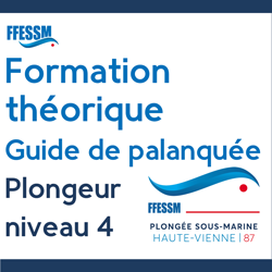 Formation guide de palanquée - plongeur niveau 4 - GP N4 - préparation à la théorie