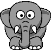 Cartoon elephant